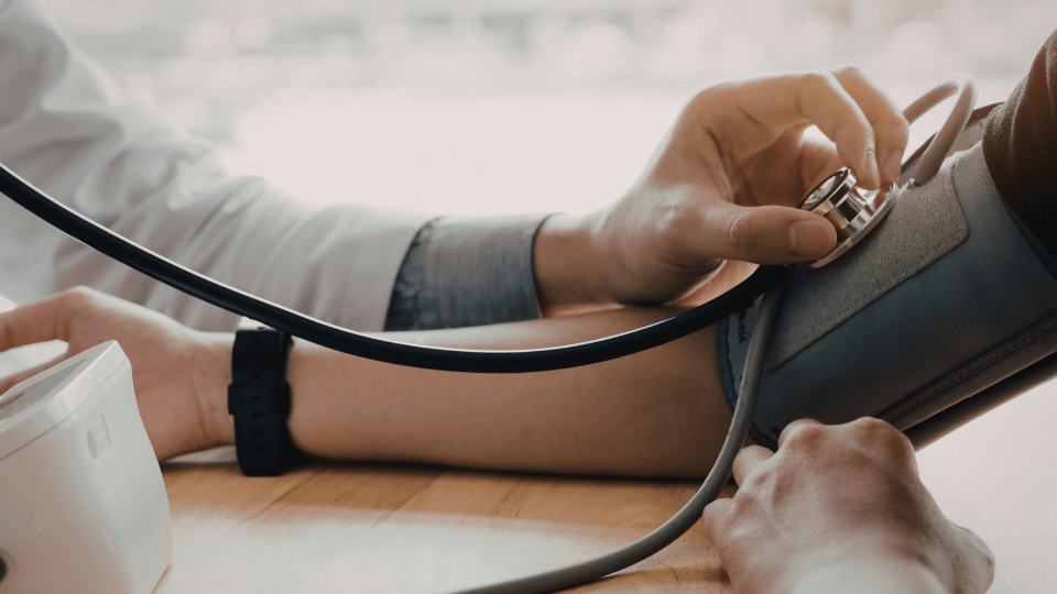 Professional blood pressure monitoring service at Cinderhill Pharmacy